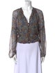 Veronica Beard Silk Printed Blouse