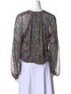 Veronica Beard Silk Printed Blouse