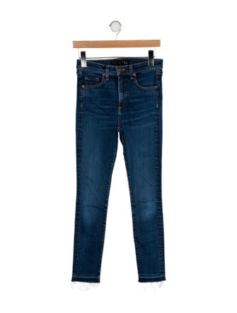 Veronica Beard Mid-Rise Skinny Leg Jeans