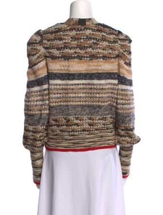 Veronica Beard Striped V-Neck Sweater