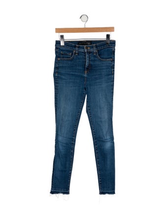 Veronica Beard Mid-Rise Skinny Leg Jeans