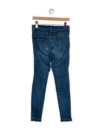Veronica Beard Mid-Rise Skinny Leg Jeans