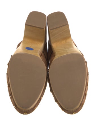 Veronica Beard Suede Studded Accents Mules