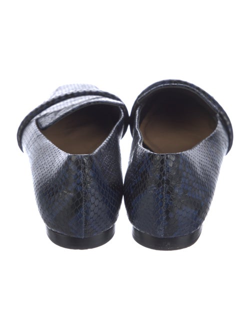 Veronica Beard Leather Animal Print Loafers