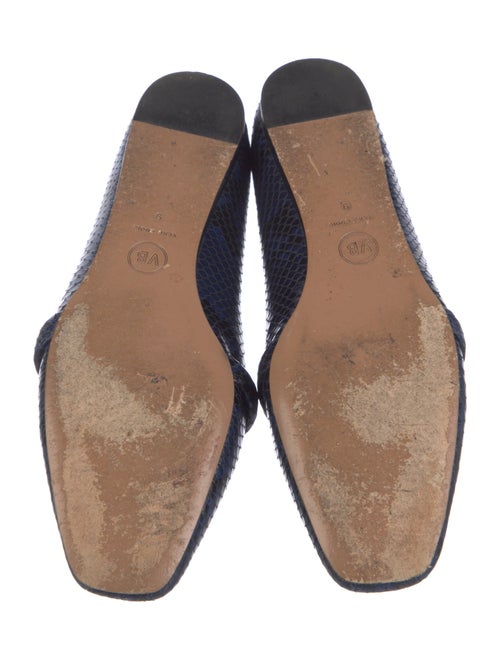 Veronica Beard Leather Animal Print Loafers