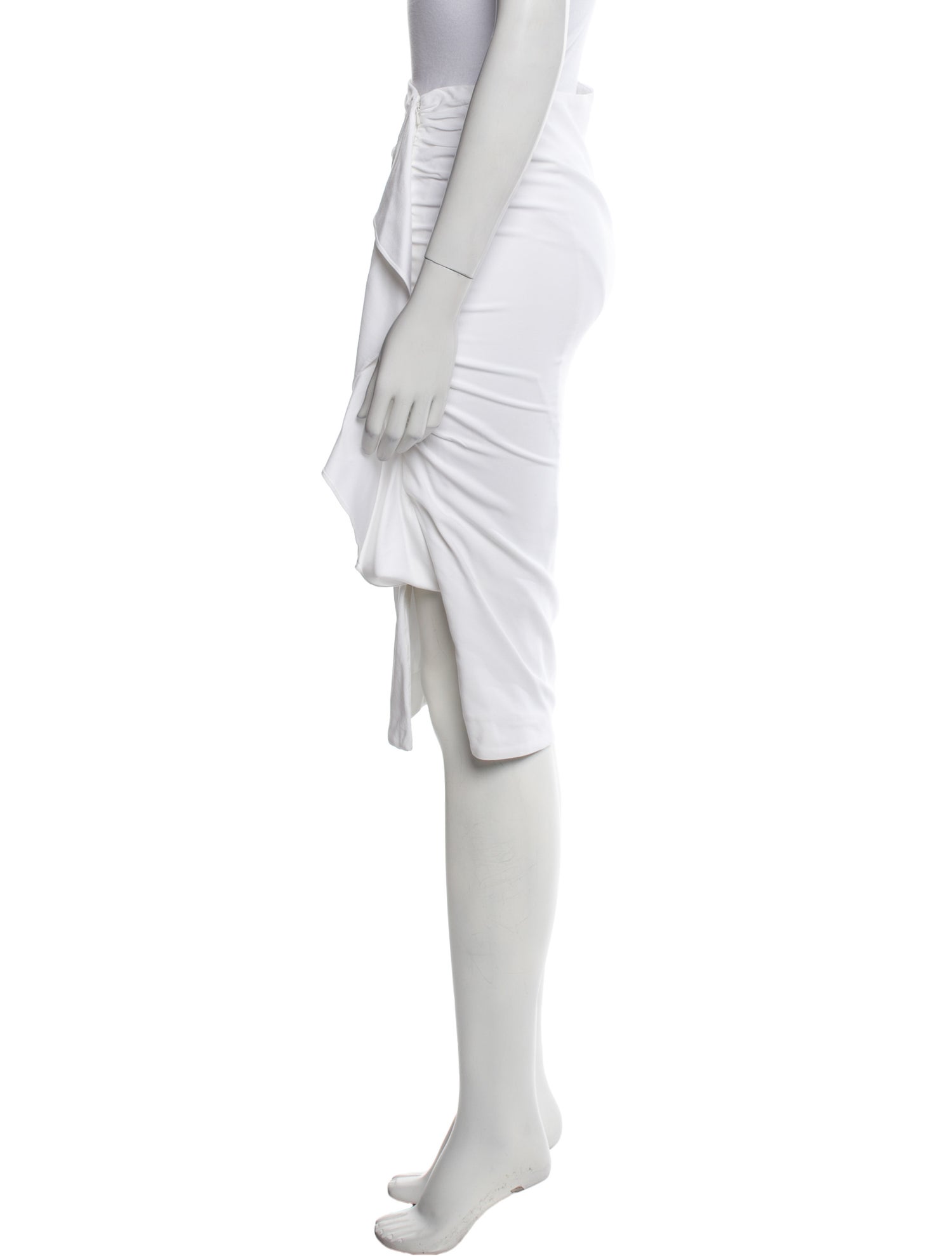 Veronica Beard Ruffle Embellishment Knee-Length Skirt