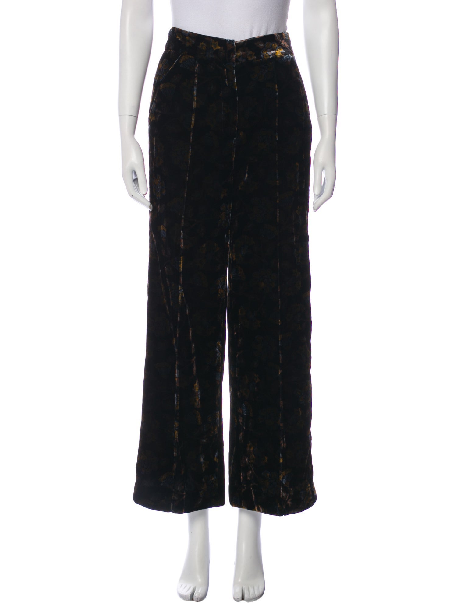 Veronica Beard Printed Wide Leg Pants