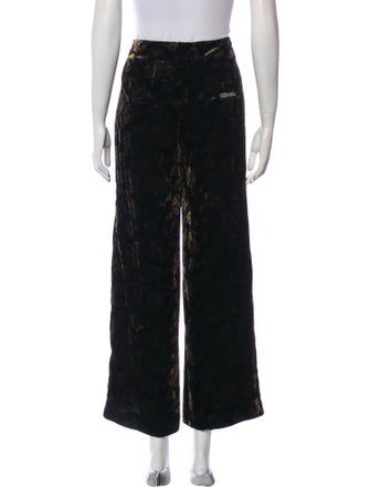 Veronica Beard Printed Wide Leg Pants