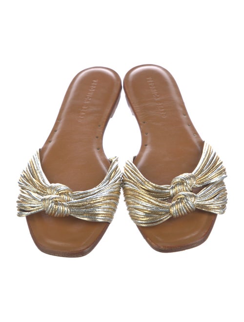 Veronica Beard Leather Slides