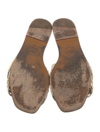 Veronica Beard Leather Slides