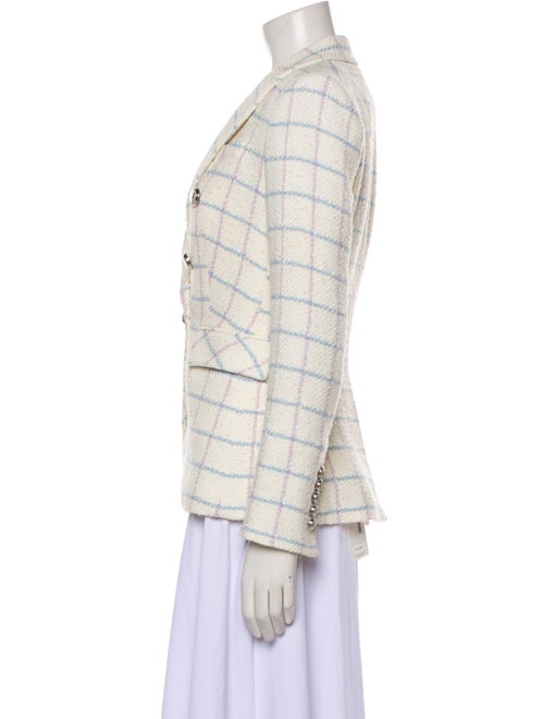 Veronica Beard Plaid Print Blazer