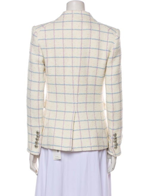 Veronica Beard Plaid Print Blazer