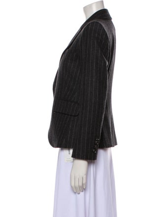 Veronica Beard Wool Striped Blazer