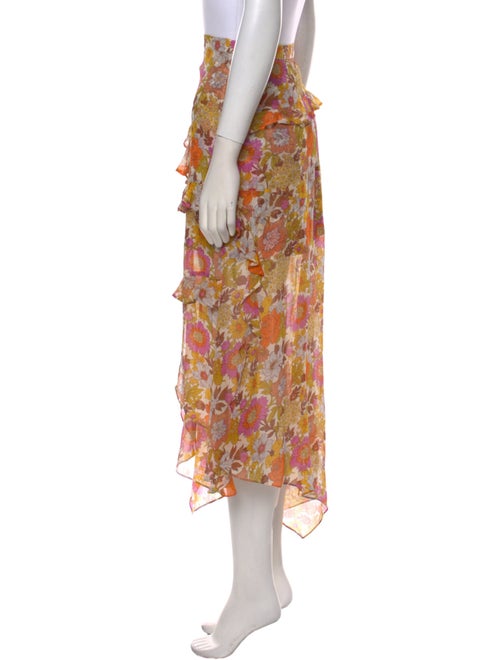 Veronica Beard Silk Midi Length Skirt