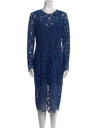 Veronica Beard Lace Pattern Midi Length Dress