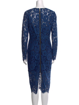 Veronica Beard Lace Pattern Midi Length Dress