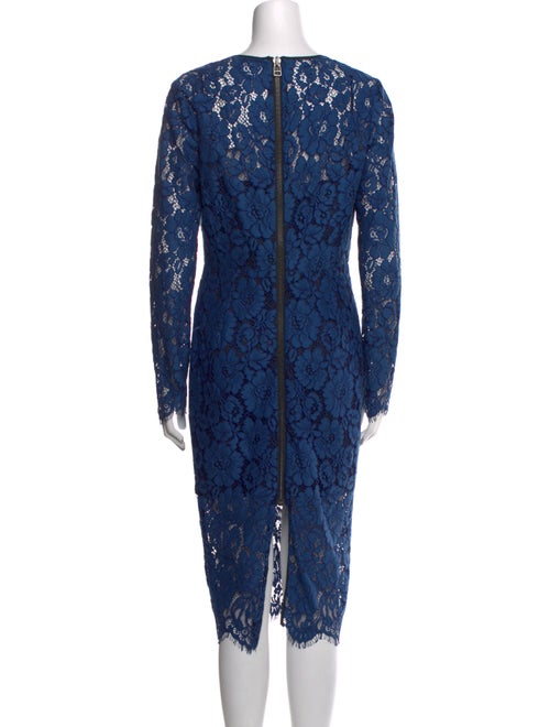 Veronica Beard Lace Pattern Midi Length Dress