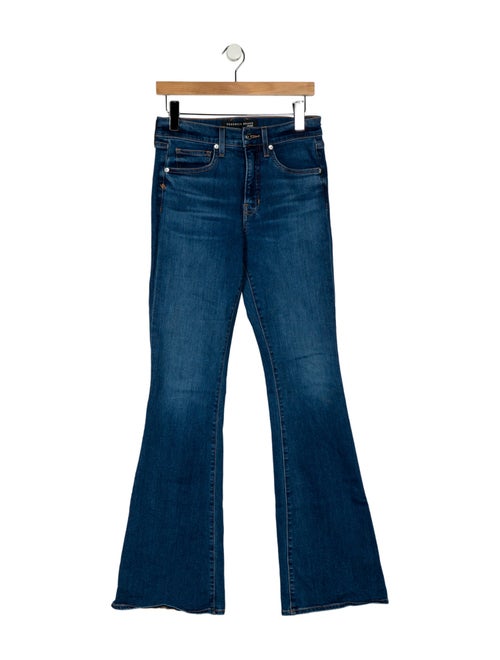 Veronica Beard High-Rise Wide Leg Jeans