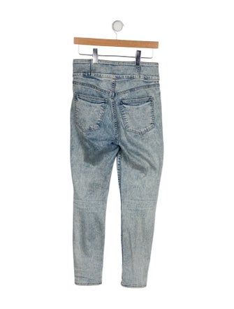 Veronica Beard High-Rise Skinny Leg Jeans