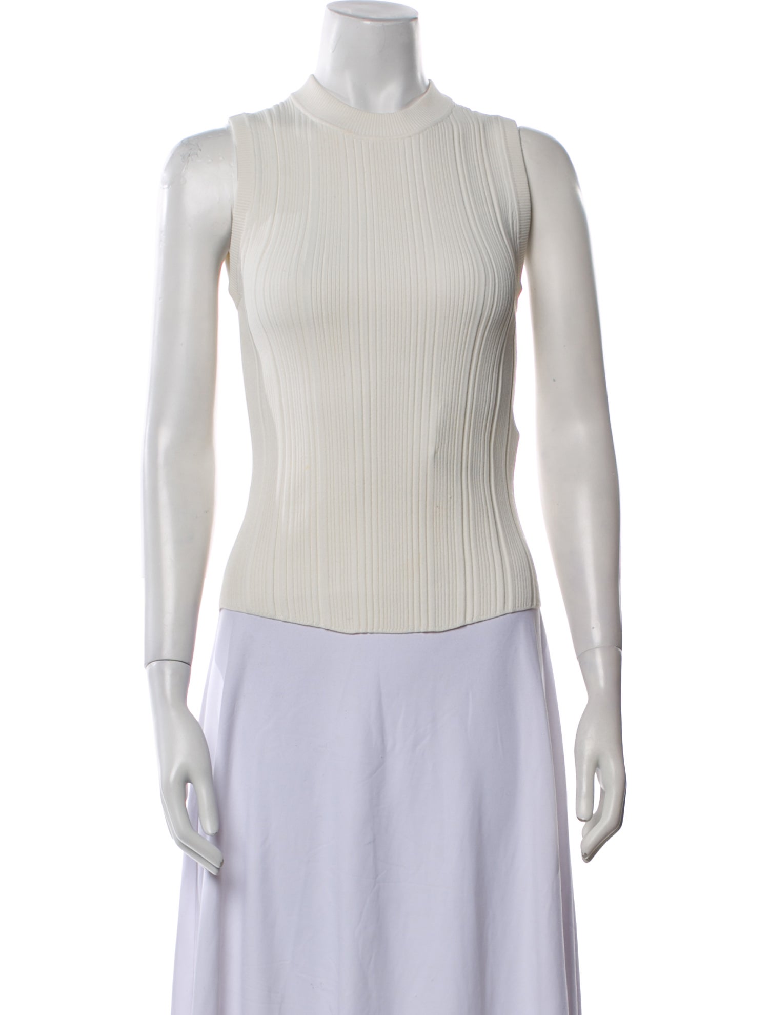 Veronica Beard Crew Neck Sleeveless Top