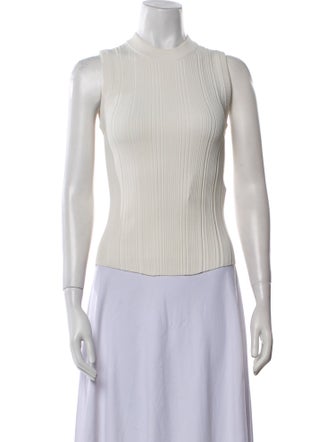 Veronica Beard Crew Neck Sleeveless Top