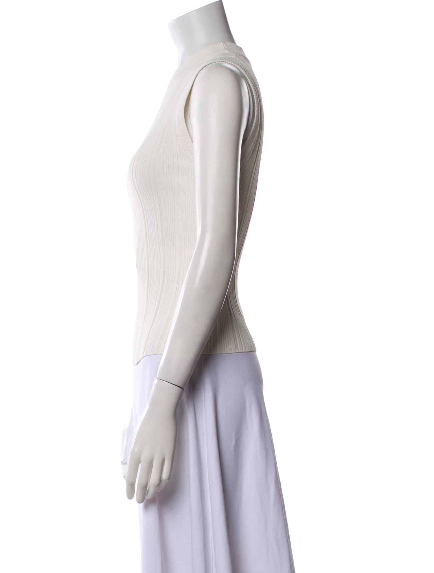 Veronica Beard Crew Neck Sleeveless Top