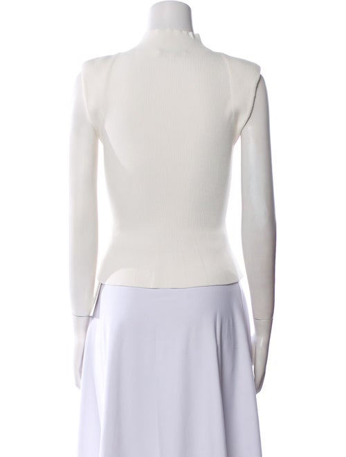 Veronica Beard Mock Neck Sleeveless Top