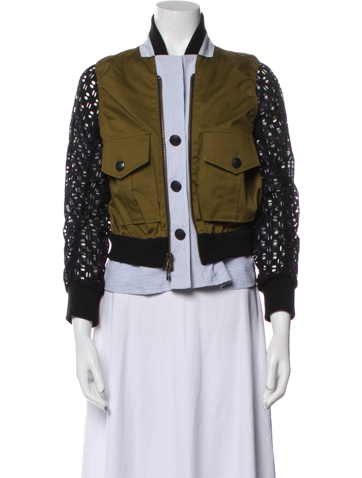 Veronica Beard Printed Bomber Jacket