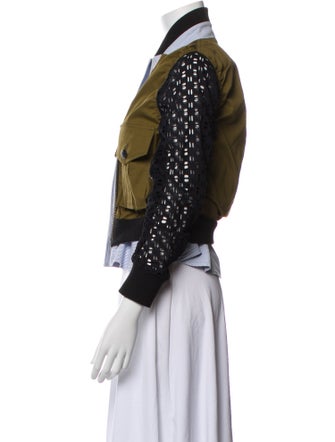 Veronica Beard Printed Bomber Jacket