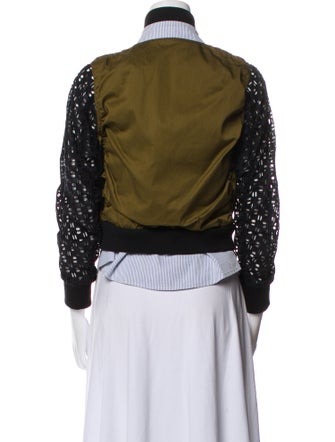 Veronica Beard Printed Bomber Jacket