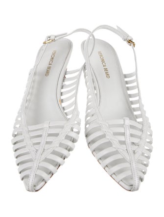 Veronica Beard Leather Slingback Pumps