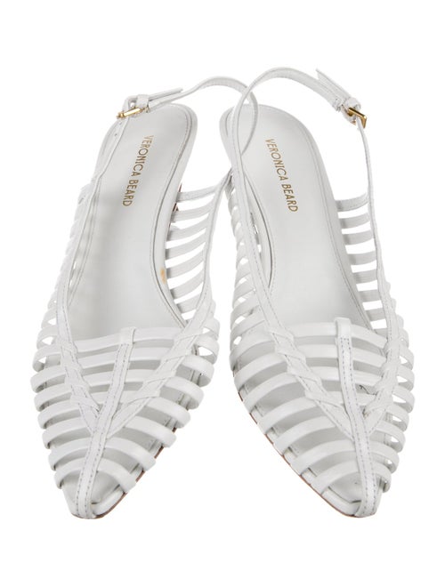 Veronica Beard Leather Slingback Pumps