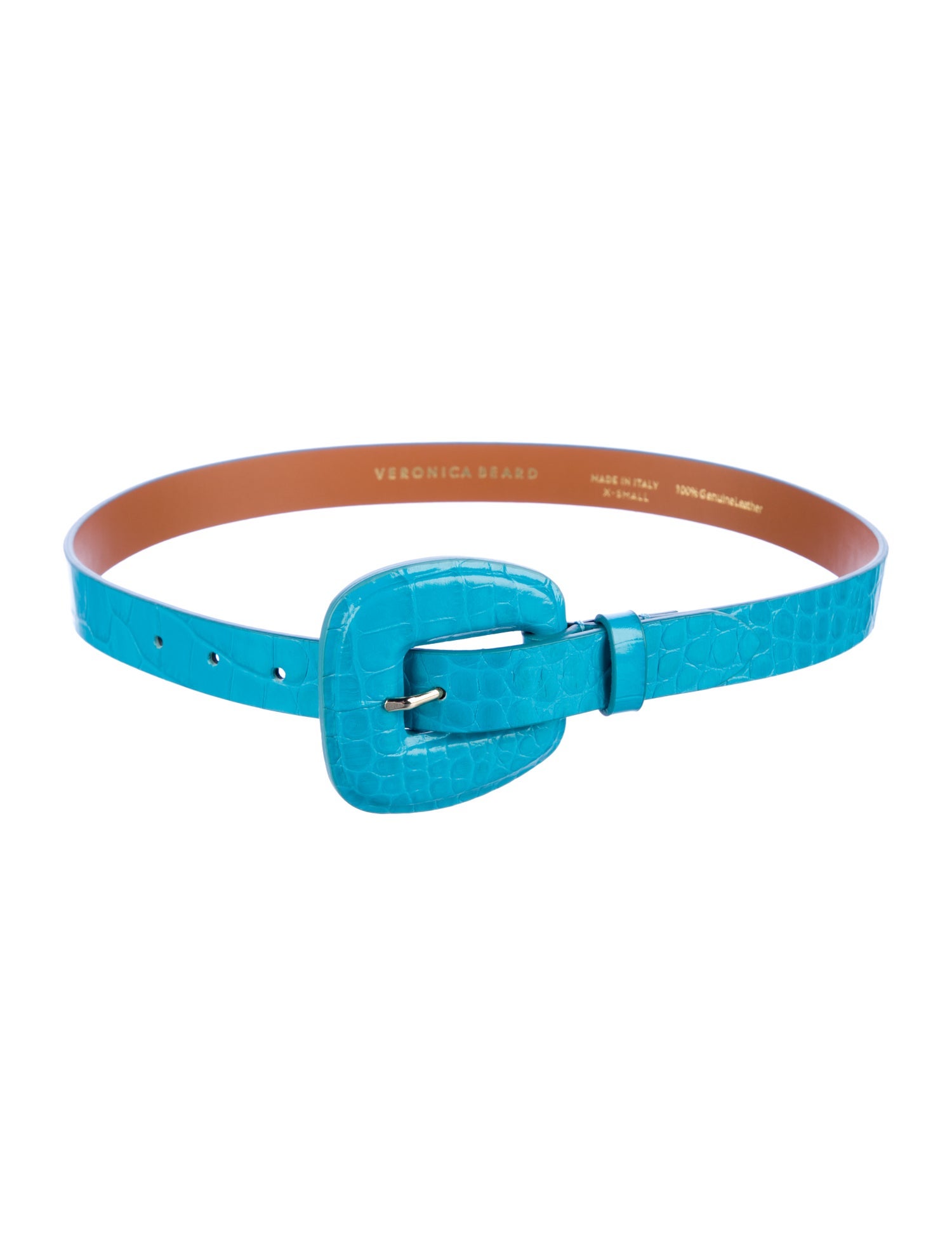 Veronica Beard Skinny Leather Waist Belt