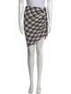Veronica Beard Plaid Print Knee-Length Skirt