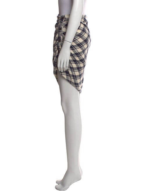 Veronica Beard Plaid Print Knee-Length Skirt