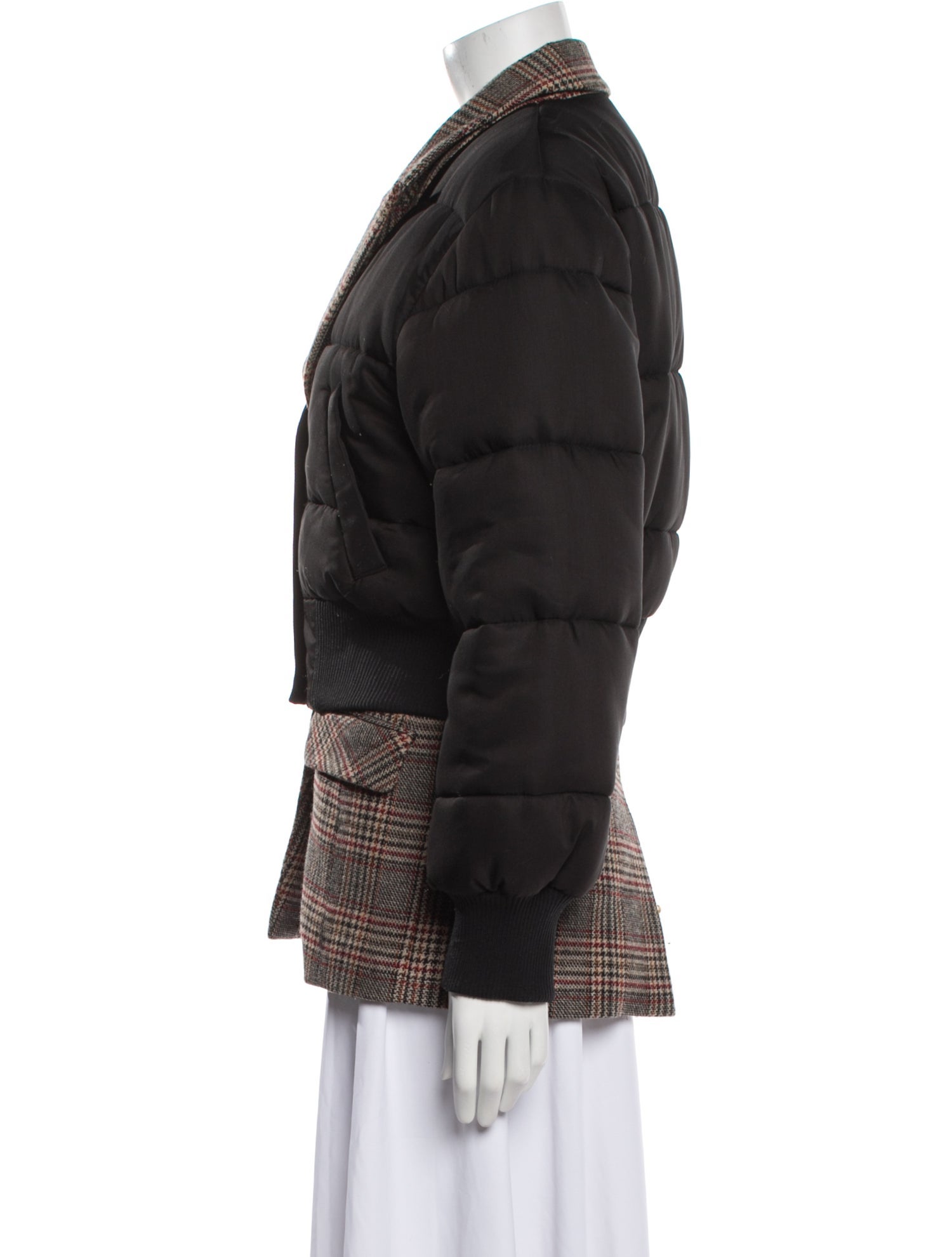 Veronica Beard Plaid Print Jacket