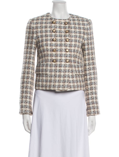 Veronica Beard Tweed Pattern Evening Jacket