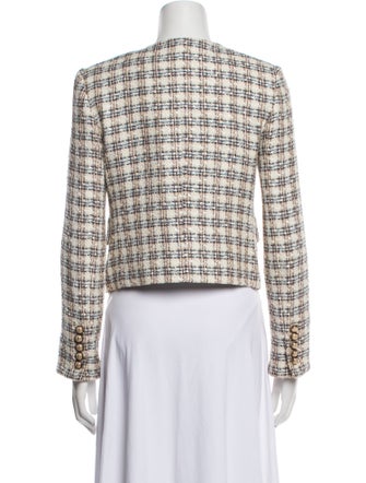 Veronica Beard Tweed Pattern Evening Jacket