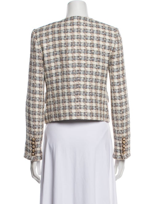 Veronica Beard Tweed Pattern Evening Jacket