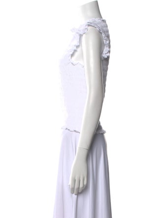 Veronica Beard Crew Neck Sleeveless Top