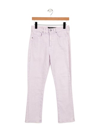 Veronica Beard High-Rise Straight Leg Jeans
