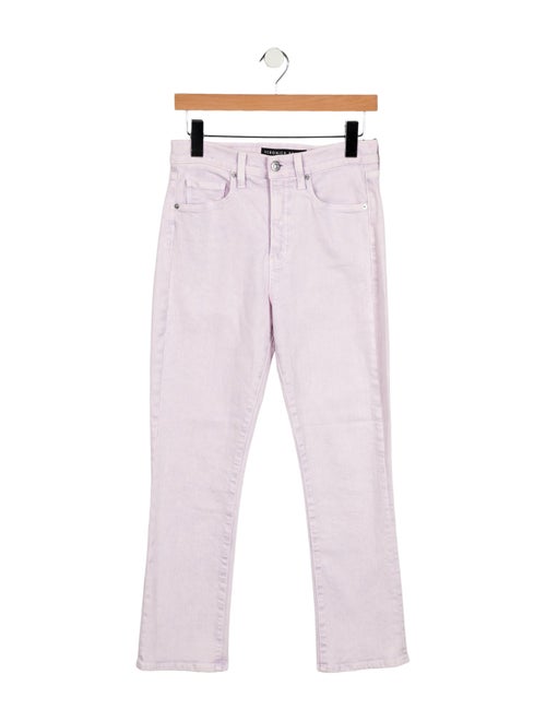 Veronica Beard High-Rise Straight Leg Jeans