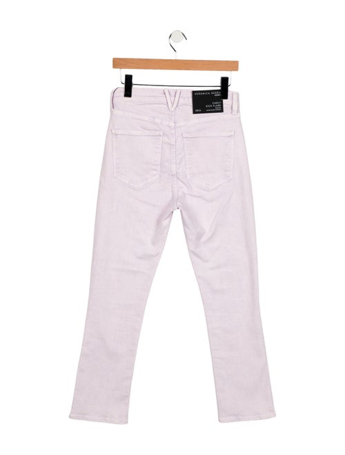 Veronica Beard High-Rise Straight Leg Jeans
