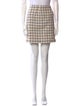 Veronica Beard Tweed Pattern Mini Skirt