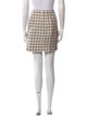 Veronica Beard Tweed Pattern Mini Skirt