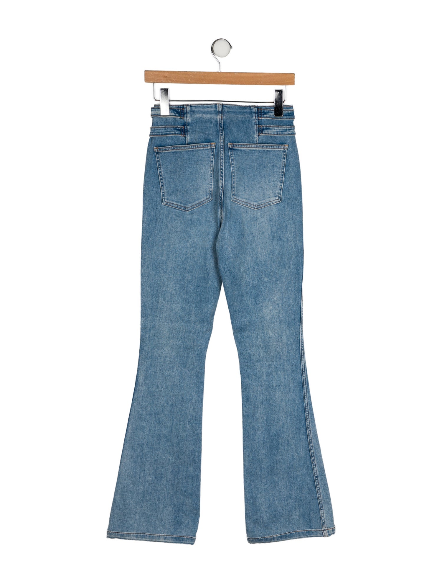 Veronica Beard High-Rise Wide Leg Jeans