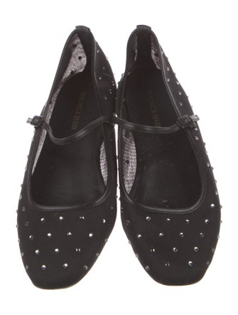 Veronica Beard Mesh Mary Jane Flats