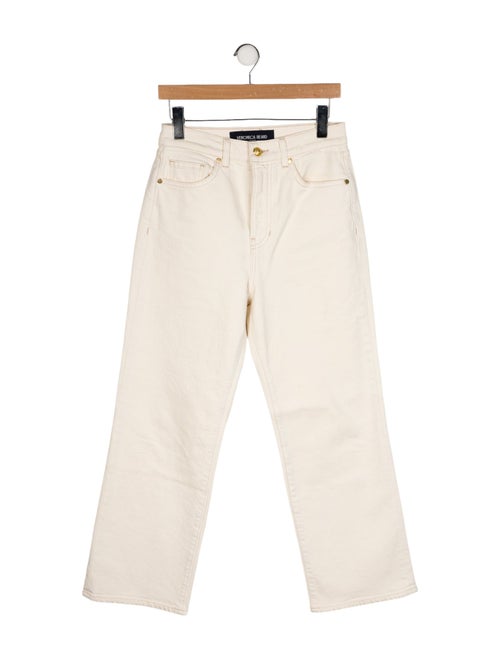 Veronica Beard High-Rise Wide Leg Jeans