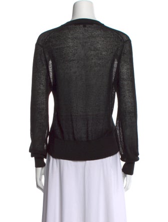 Veronica Beard Linen V-Neck Top