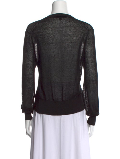 Veronica Beard Linen V-Neck Top